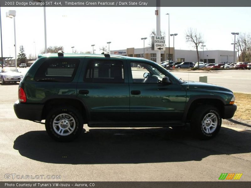 Timberline Green Pearlcoat / Dark Slate Gray 2003 Dodge Durango SXT 4x4