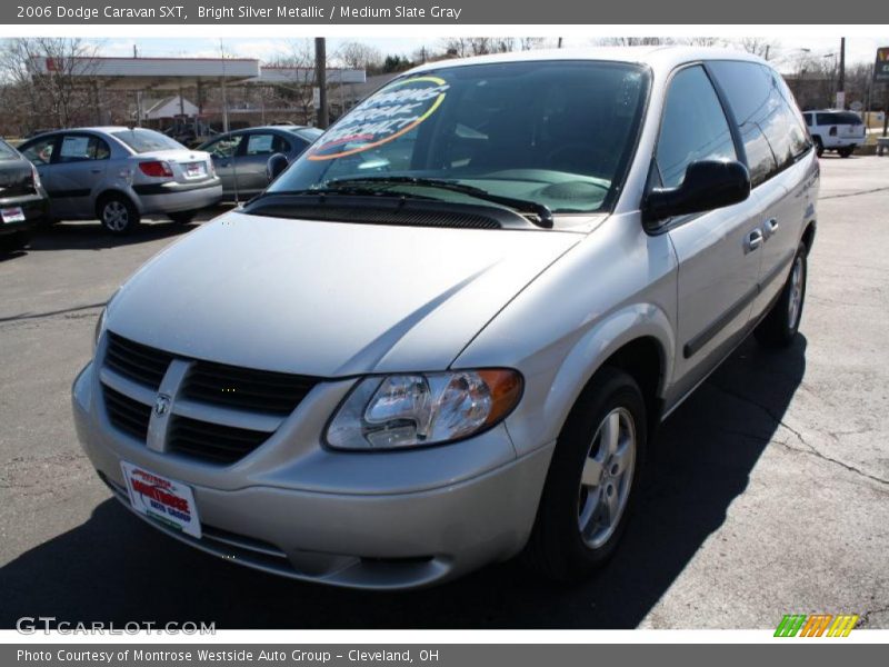 Bright Silver Metallic / Medium Slate Gray 2006 Dodge Caravan SXT