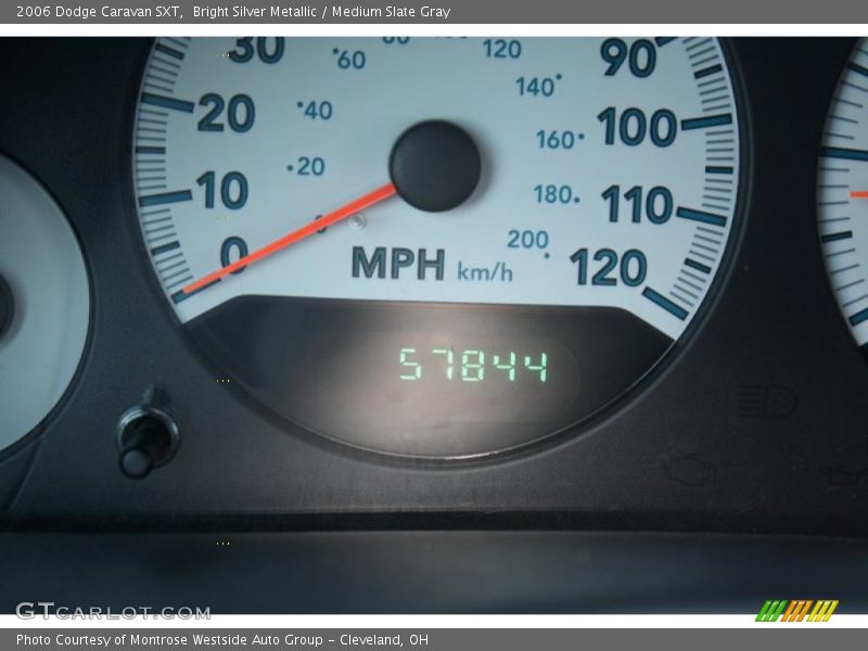 Bright Silver Metallic / Medium Slate Gray 2006 Dodge Caravan SXT