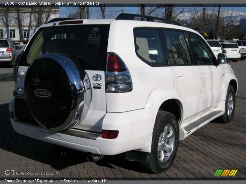 Super White / Sand Beige 2008 Toyota Land Cruiser