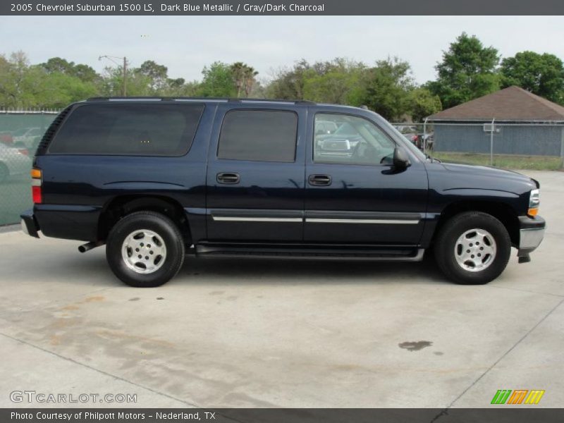 Dark Blue Metallic / Gray/Dark Charcoal 2005 Chevrolet Suburban 1500 LS