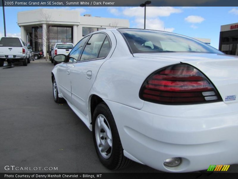 Summit White / Dark Pewter 2005 Pontiac Grand Am SE Sedan
