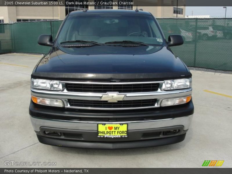 Dark Blue Metallic / Gray/Dark Charcoal 2005 Chevrolet Suburban 1500 LS