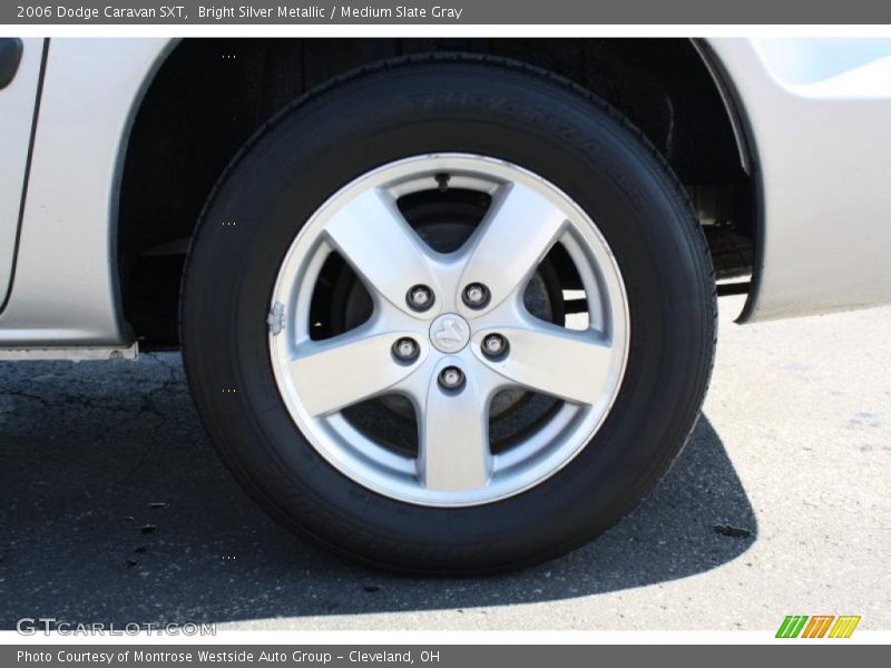 Bright Silver Metallic / Medium Slate Gray 2006 Dodge Caravan SXT