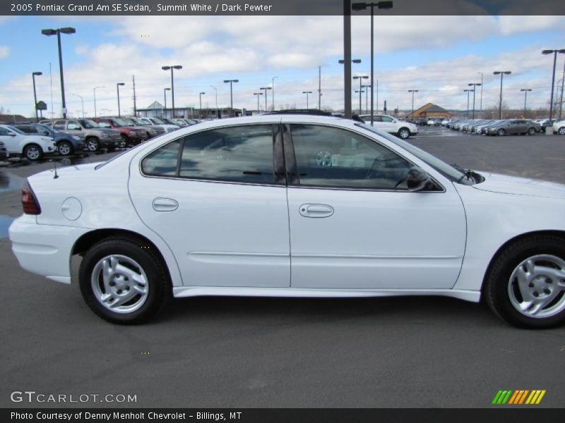 Summit White / Dark Pewter 2005 Pontiac Grand Am SE Sedan