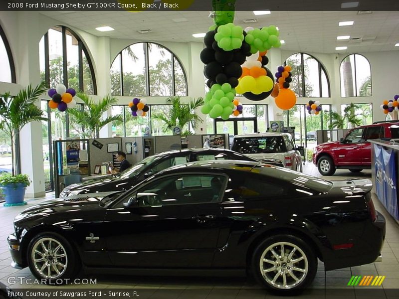 Black / Black 2008 Ford Mustang Shelby GT500KR Coupe