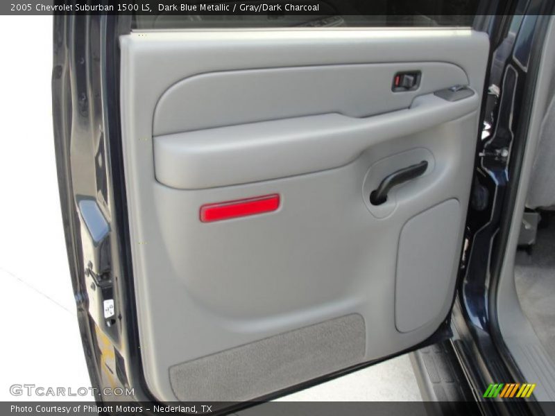 Dark Blue Metallic / Gray/Dark Charcoal 2005 Chevrolet Suburban 1500 LS