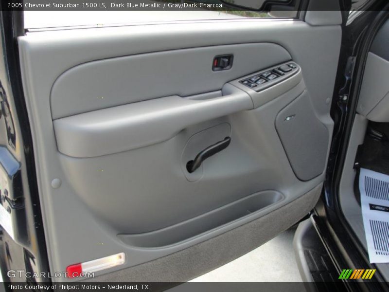 Dark Blue Metallic / Gray/Dark Charcoal 2005 Chevrolet Suburban 1500 LS