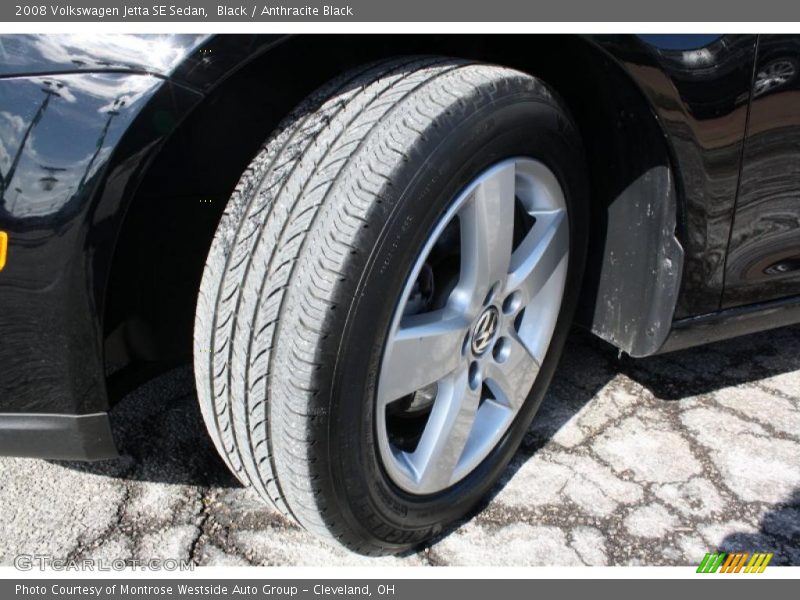 Black / Anthracite Black 2008 Volkswagen Jetta SE Sedan