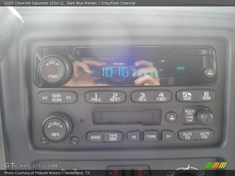 Dark Blue Metallic / Gray/Dark Charcoal 2005 Chevrolet Suburban 1500 LS