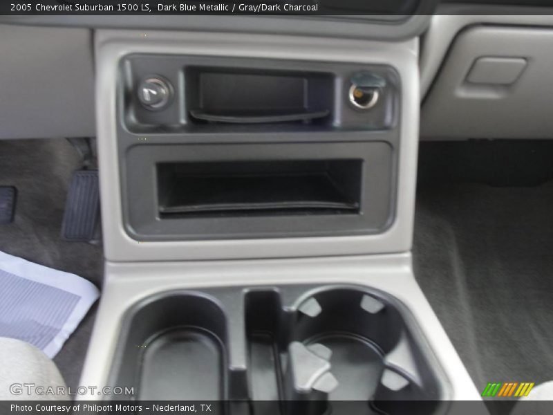 Dark Blue Metallic / Gray/Dark Charcoal 2005 Chevrolet Suburban 1500 LS