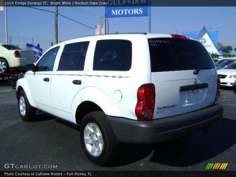 Bright White / Medium Slate Gray 2004 Dodge Durango ST