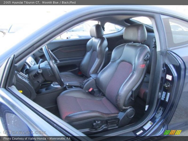  2005 Tiburon GT Black/Red Interior