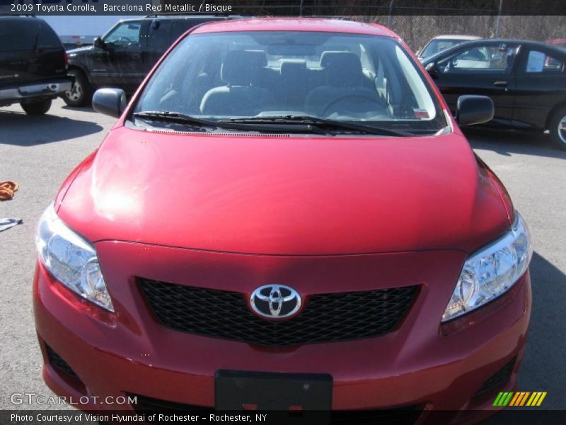 Barcelona Red Metallic / Bisque 2009 Toyota Corolla