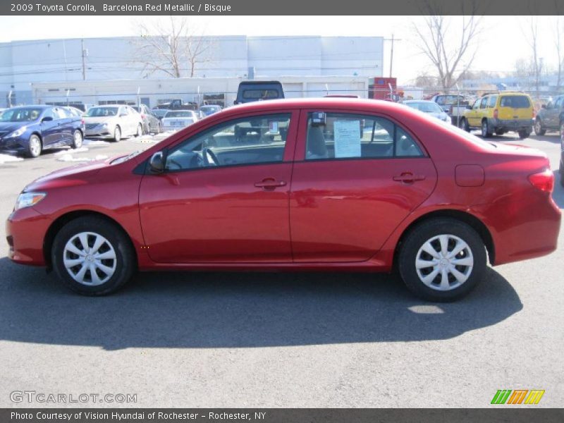 Barcelona Red Metallic / Bisque 2009 Toyota Corolla