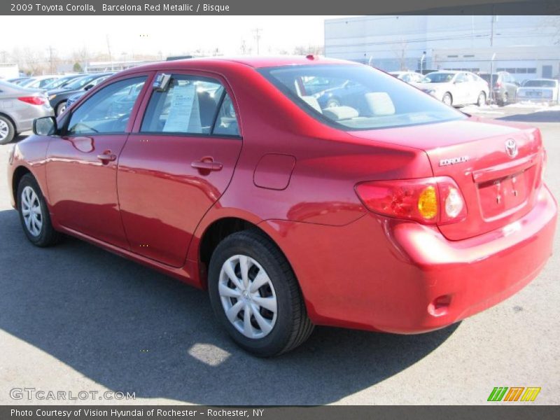 Barcelona Red Metallic / Bisque 2009 Toyota Corolla