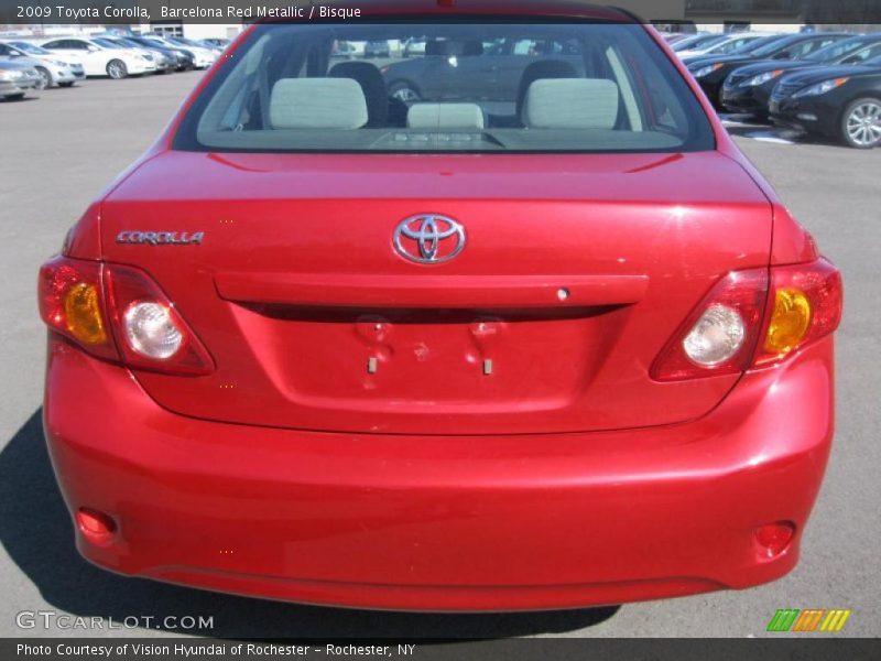Barcelona Red Metallic / Bisque 2009 Toyota Corolla