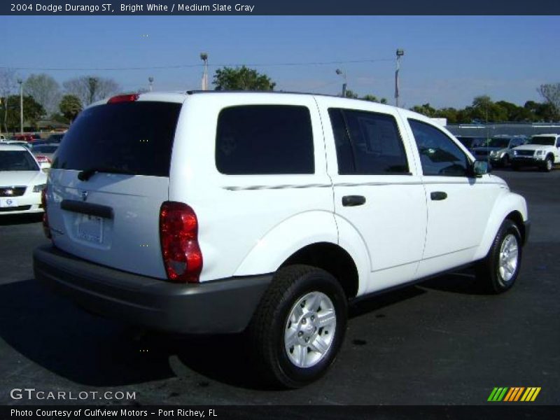 Bright White / Medium Slate Gray 2004 Dodge Durango ST