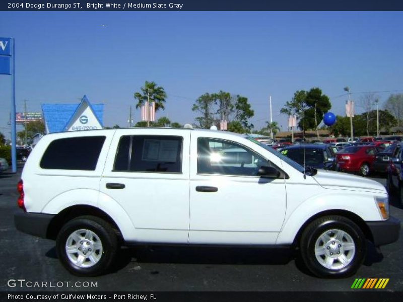 Bright White / Medium Slate Gray 2004 Dodge Durango ST