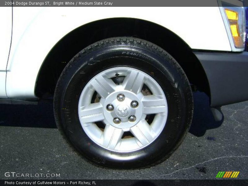 Bright White / Medium Slate Gray 2004 Dodge Durango ST
