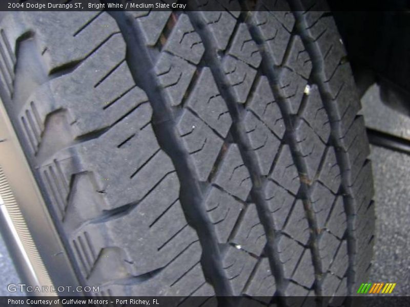 Bright White / Medium Slate Gray 2004 Dodge Durango ST