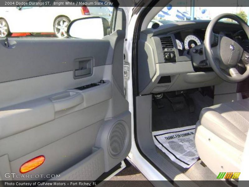 Bright White / Medium Slate Gray 2004 Dodge Durango ST