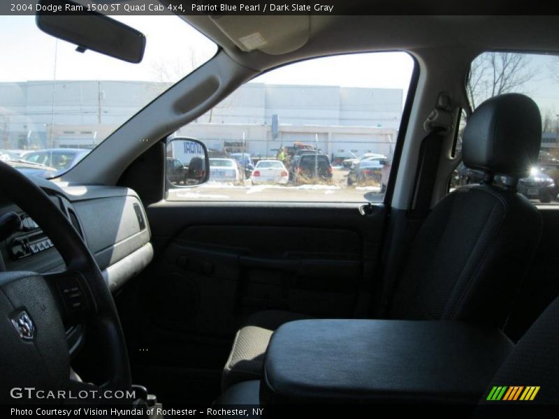 Patriot Blue Pearl / Dark Slate Gray 2004 Dodge Ram 1500 ST Quad Cab 4x4