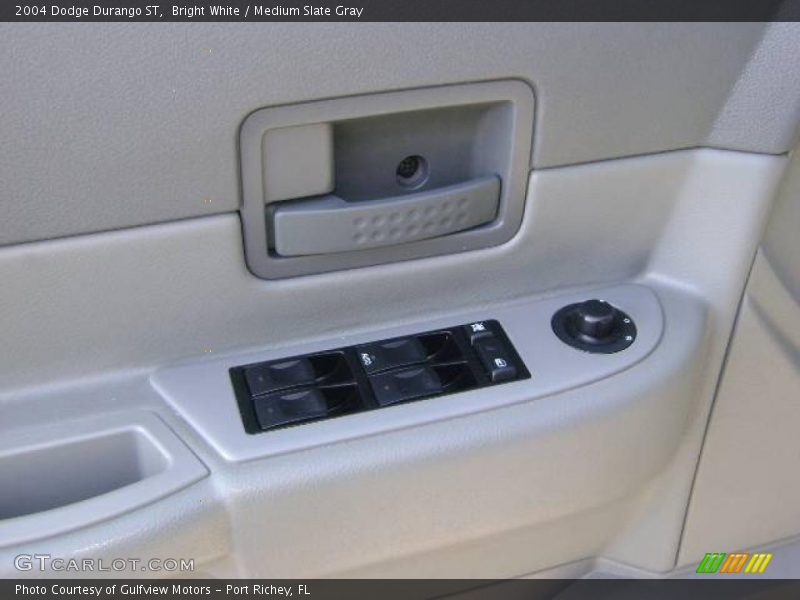 Bright White / Medium Slate Gray 2004 Dodge Durango ST