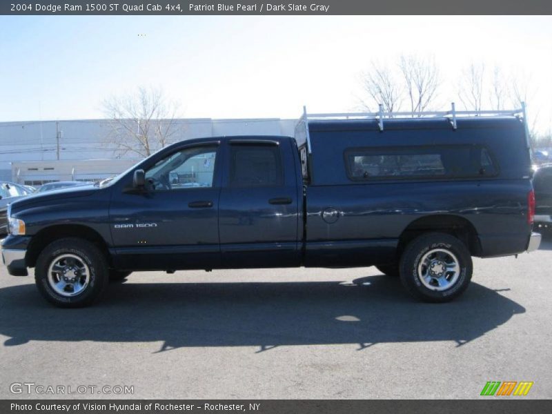Patriot Blue Pearl / Dark Slate Gray 2004 Dodge Ram 1500 ST Quad Cab 4x4