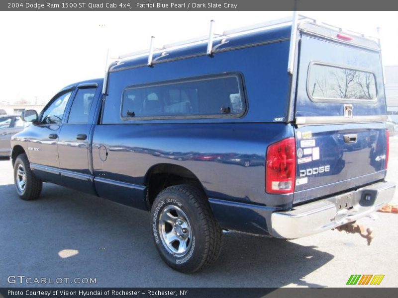 Patriot Blue Pearl / Dark Slate Gray 2004 Dodge Ram 1500 ST Quad Cab 4x4