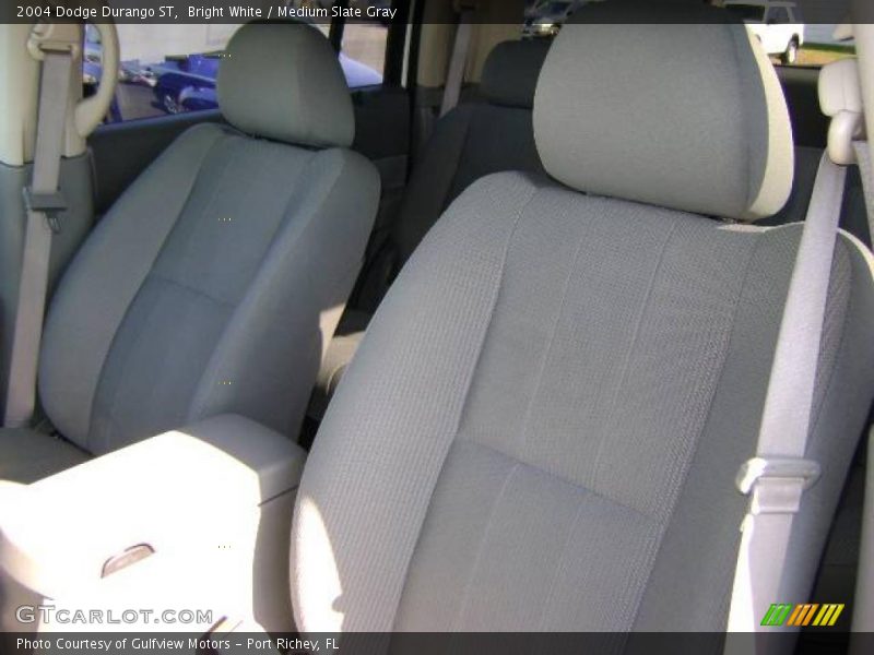 Bright White / Medium Slate Gray 2004 Dodge Durango ST