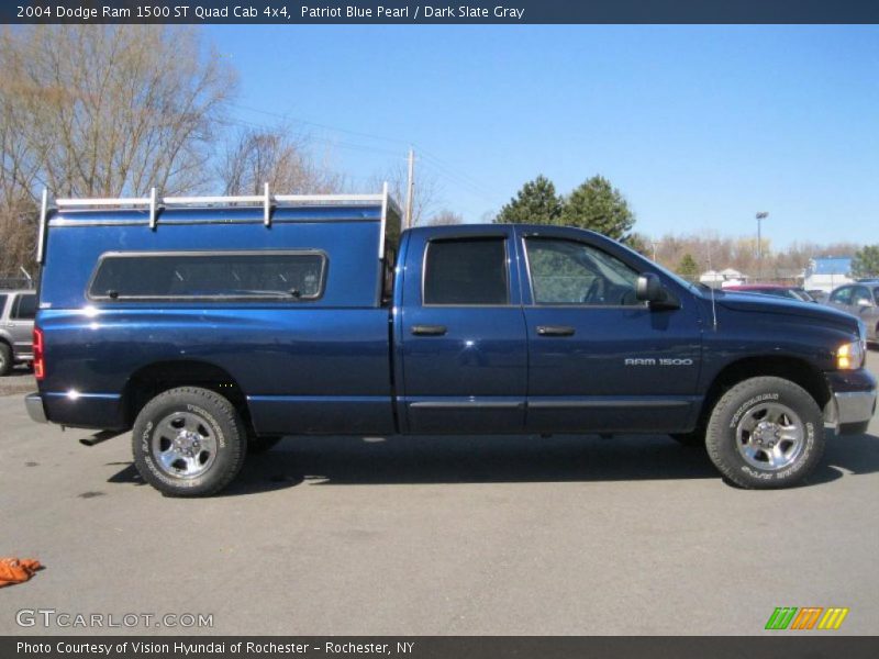 Patriot Blue Pearl / Dark Slate Gray 2004 Dodge Ram 1500 ST Quad Cab 4x4