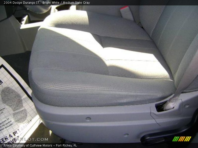 Bright White / Medium Slate Gray 2004 Dodge Durango ST