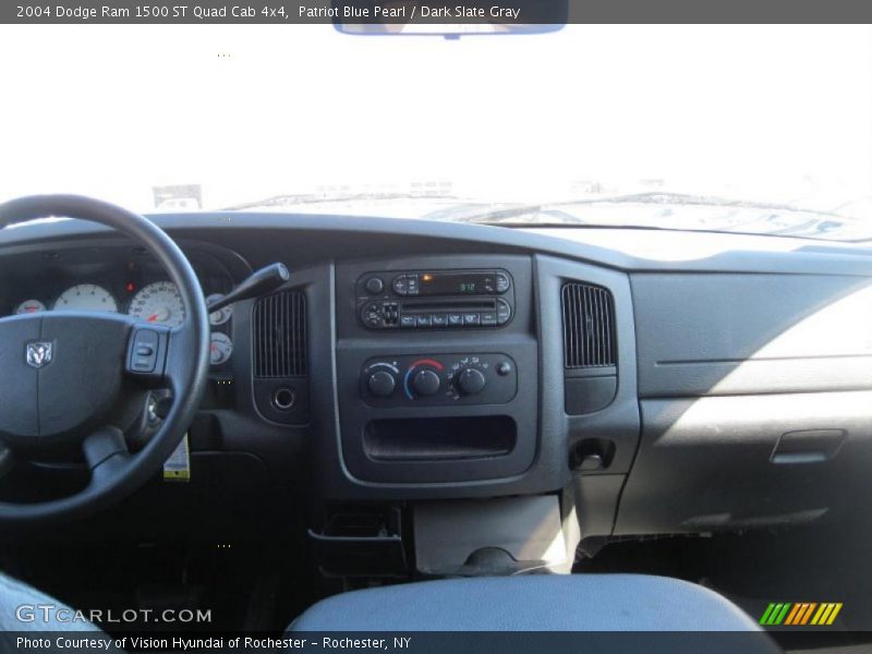 Patriot Blue Pearl / Dark Slate Gray 2004 Dodge Ram 1500 ST Quad Cab 4x4
