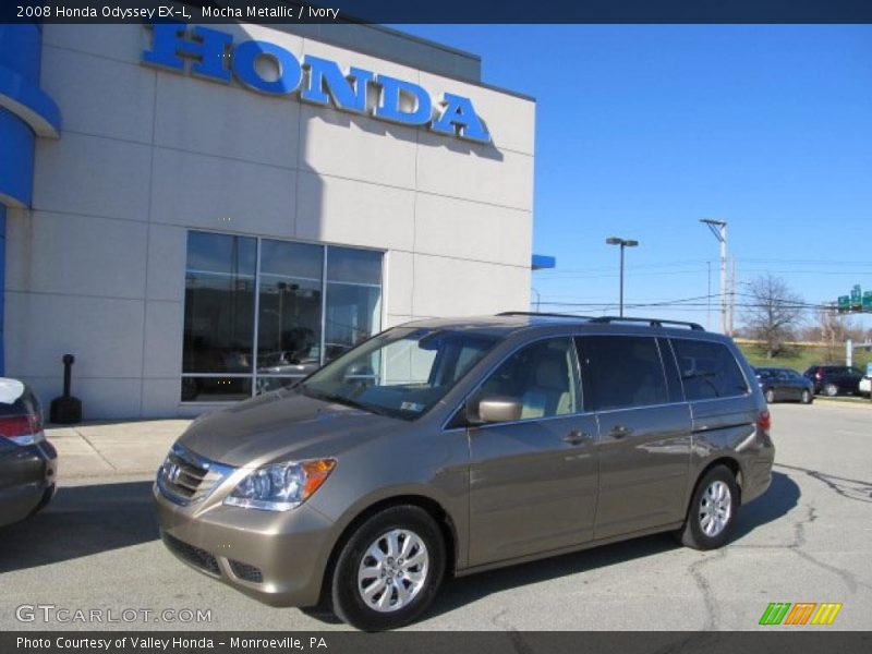Mocha Metallic / Ivory 2008 Honda Odyssey EX-L