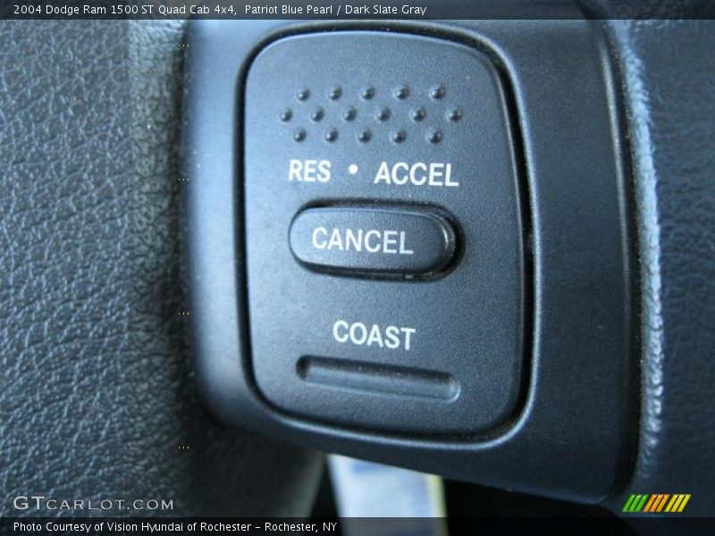 Patriot Blue Pearl / Dark Slate Gray 2004 Dodge Ram 1500 ST Quad Cab 4x4
