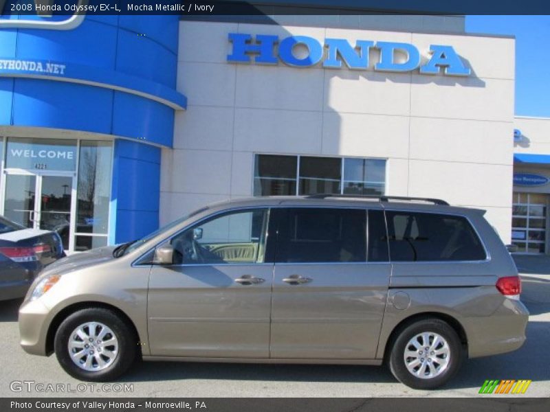 Mocha Metallic / Ivory 2008 Honda Odyssey EX-L