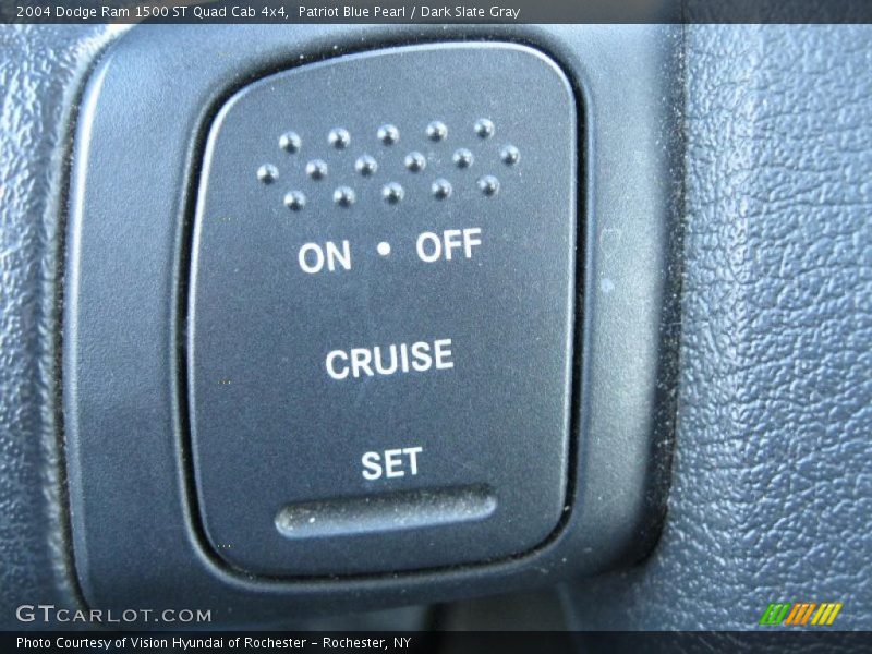 Patriot Blue Pearl / Dark Slate Gray 2004 Dodge Ram 1500 ST Quad Cab 4x4