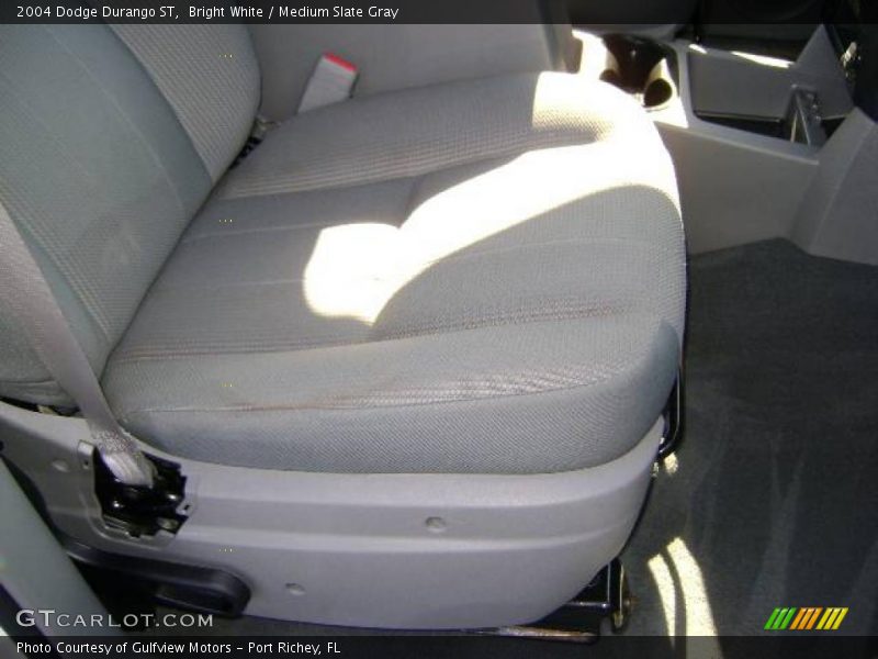 Bright White / Medium Slate Gray 2004 Dodge Durango ST
