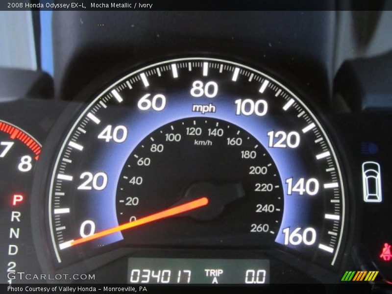 Mocha Metallic / Ivory 2008 Honda Odyssey EX-L