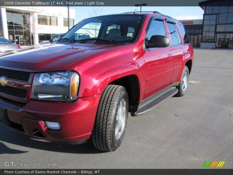 Red Jewel / Light Gray 2008 Chevrolet TrailBlazer LT 4x4