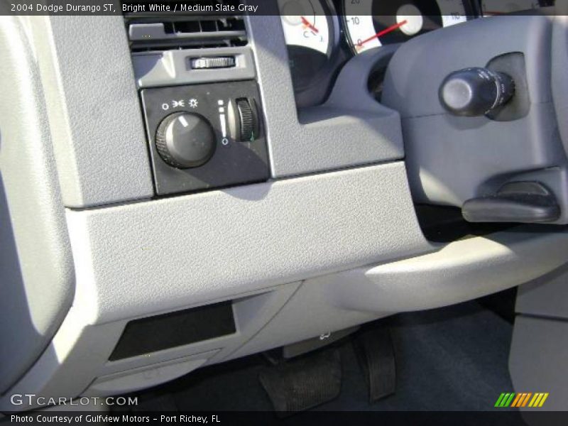 Bright White / Medium Slate Gray 2004 Dodge Durango ST