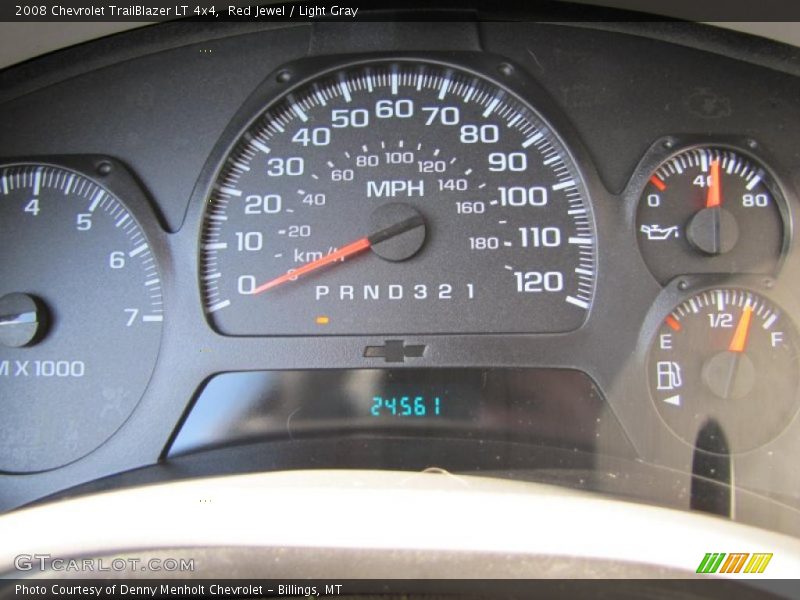 Red Jewel / Light Gray 2008 Chevrolet TrailBlazer LT 4x4