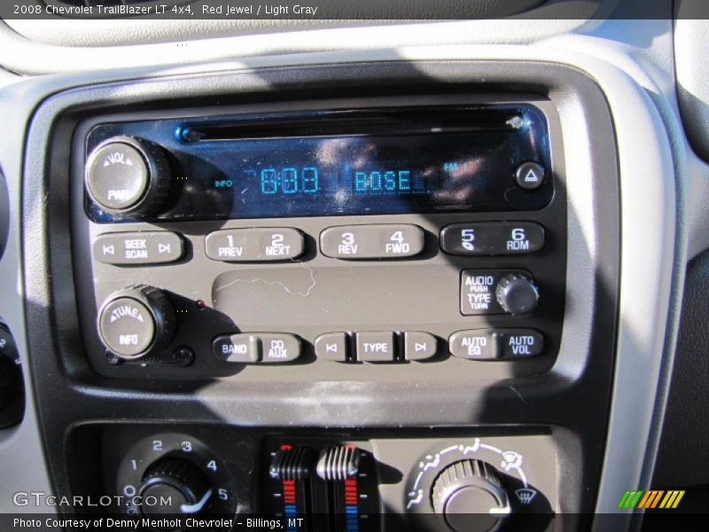 Red Jewel / Light Gray 2008 Chevrolet TrailBlazer LT 4x4
