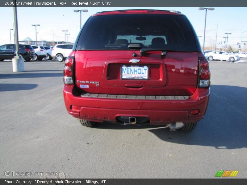 Red Jewel / Light Gray 2008 Chevrolet TrailBlazer LT 4x4