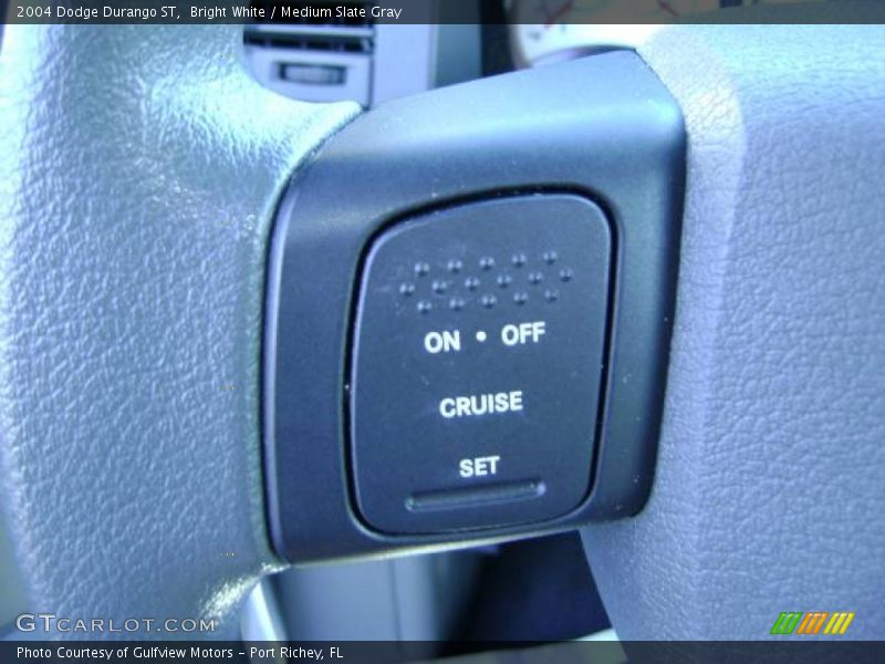 Bright White / Medium Slate Gray 2004 Dodge Durango ST