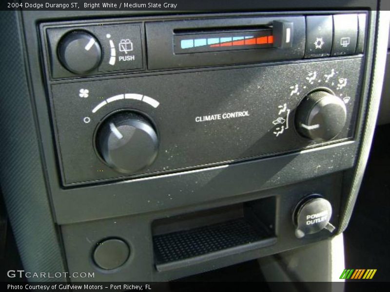 Bright White / Medium Slate Gray 2004 Dodge Durango ST
