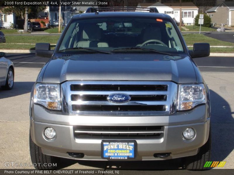 Vapor Silver Metallic / Stone 2008 Ford Expedition XLT 4x4