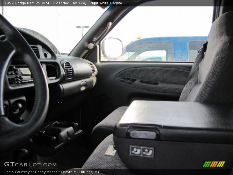Bright White / Agate 1999 Dodge Ram 2500 SLT Extended Cab 4x4