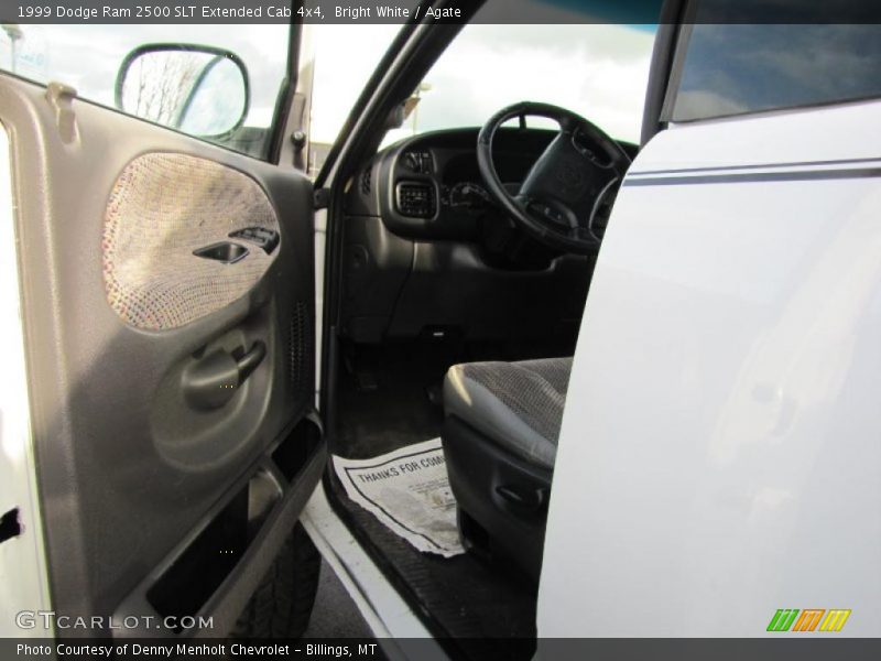 Bright White / Agate 1999 Dodge Ram 2500 SLT Extended Cab 4x4